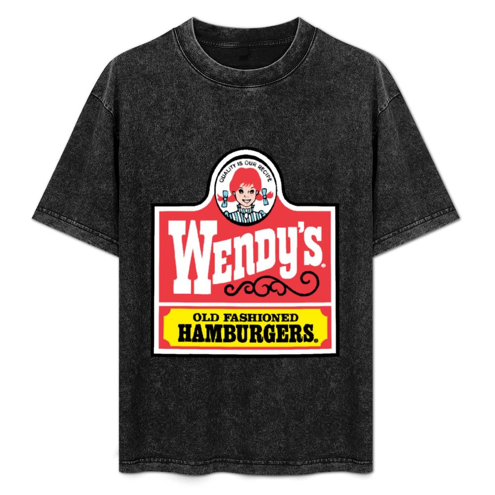 Men'S Fashion Hamburg - Wendy's retro old Fashioned Hamburgers T-Shirt