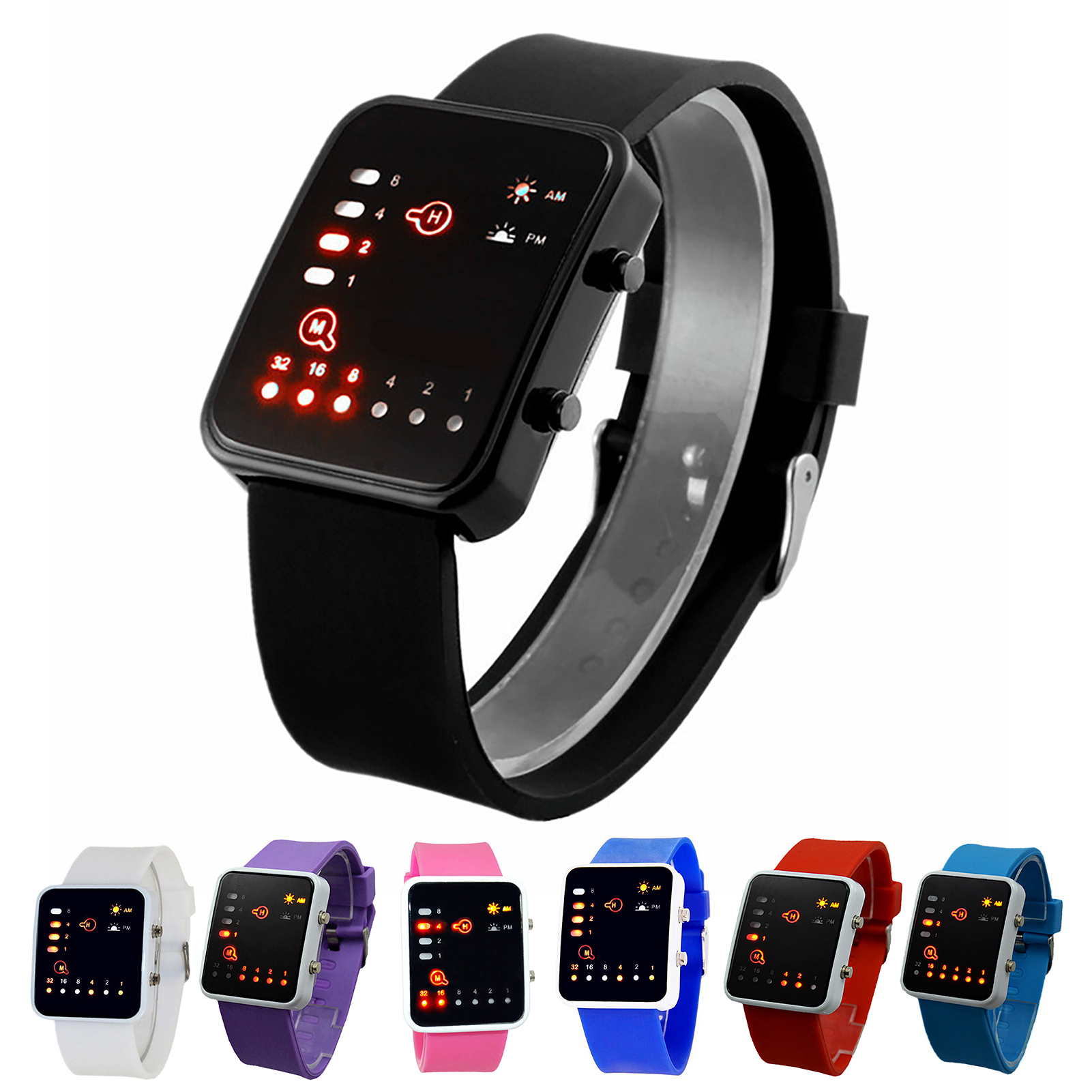 Men'S Fashion Magazine - Binary Led Watches Men Watches Fashion