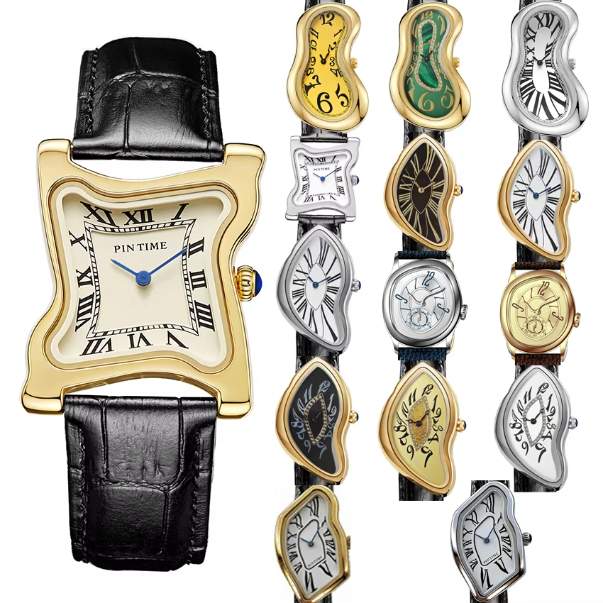 Men'S Fashion Magazine - Surrealist Art Melting Clock Watch Unique