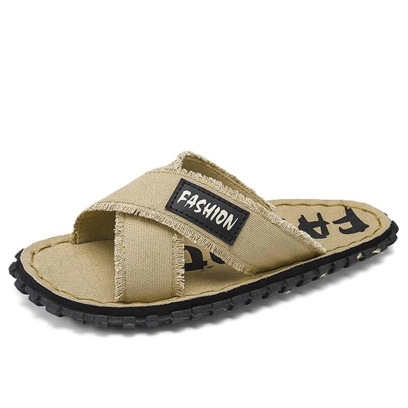 Men'S Fashion Houses - YUYIN Men Summer Slippers Fashion Canvas
