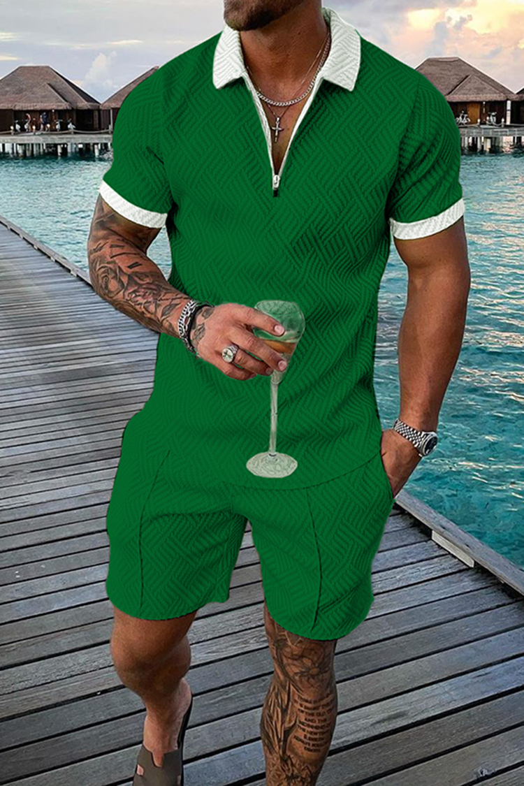 Men'S Fashion Color - Vintage Men's Summer Casual Polo Shirt