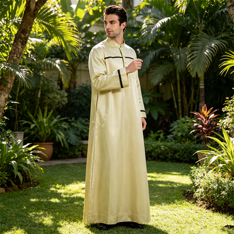 Dubai Men'S Fashion - Saudi Arabic Men Thobe Jubba Abaya