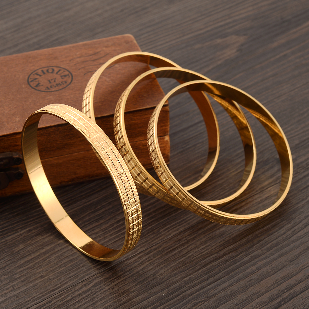 Dubai Men'S Fashion - 4PCS 65mm Gold Color Vintage Women