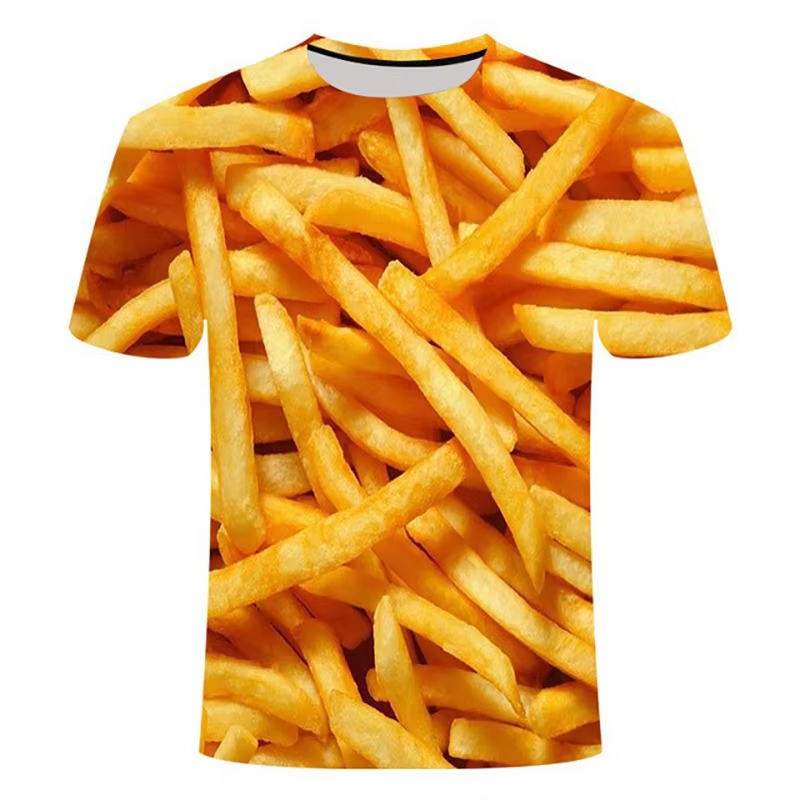 Funny Food 3D Printed T-Shirt  - Men'S Fashion Hamburg recensione e prezzo