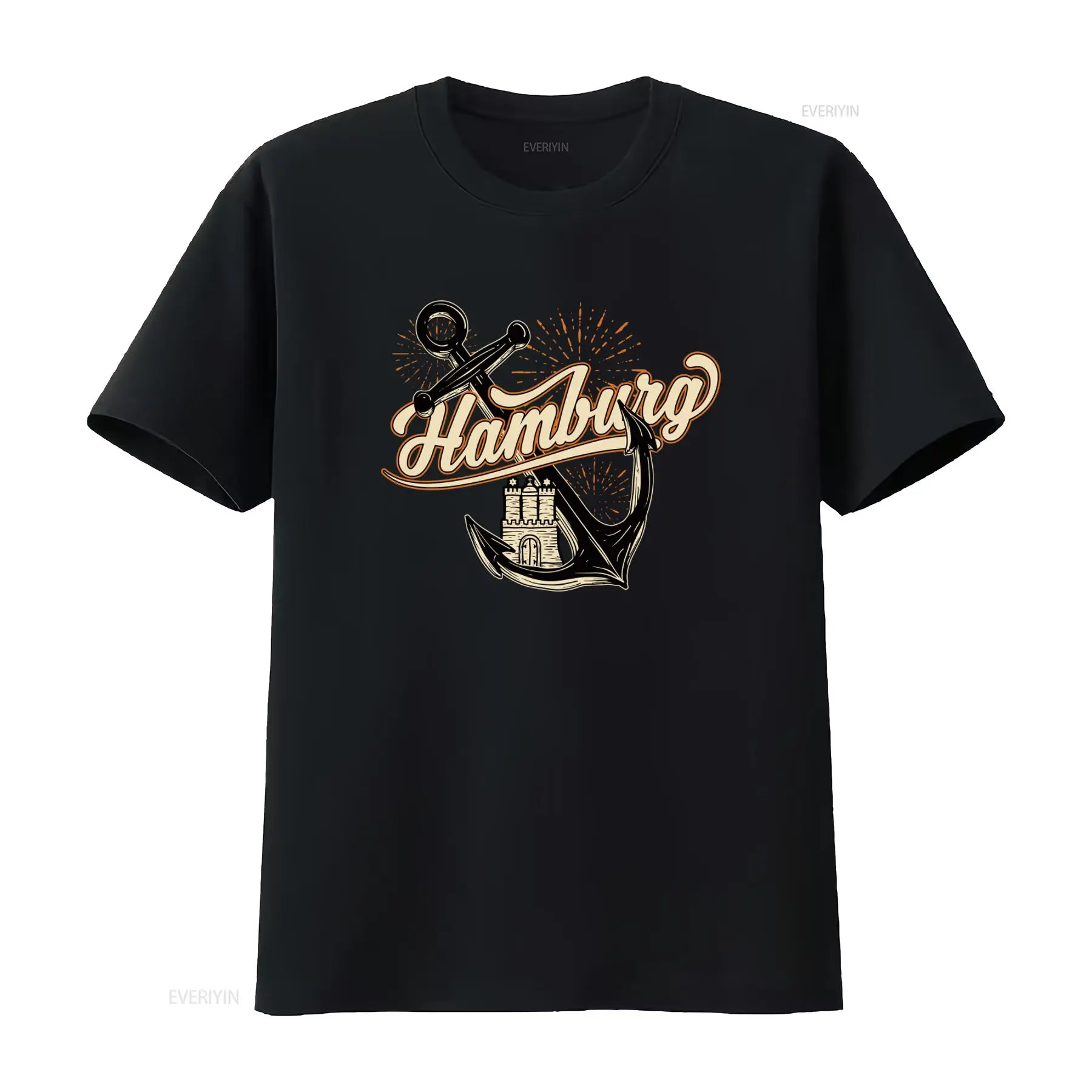 Mens Hamburg Anchor Print T Sh - Men'S Fashion Hamburg recensione e prezzo