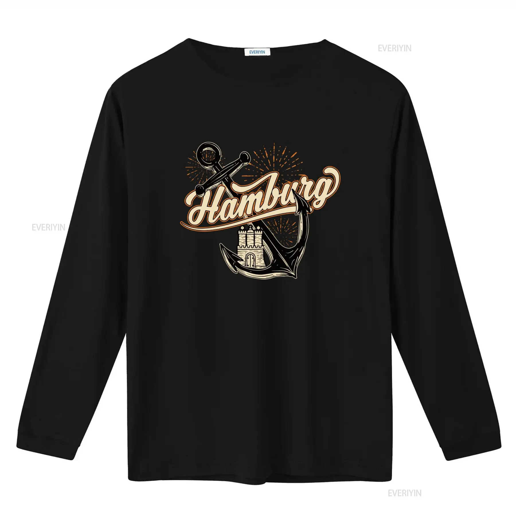 Mens Hamburg Anchor Print T Sh - Men'S Fashion Hamburg recensione e prezzo