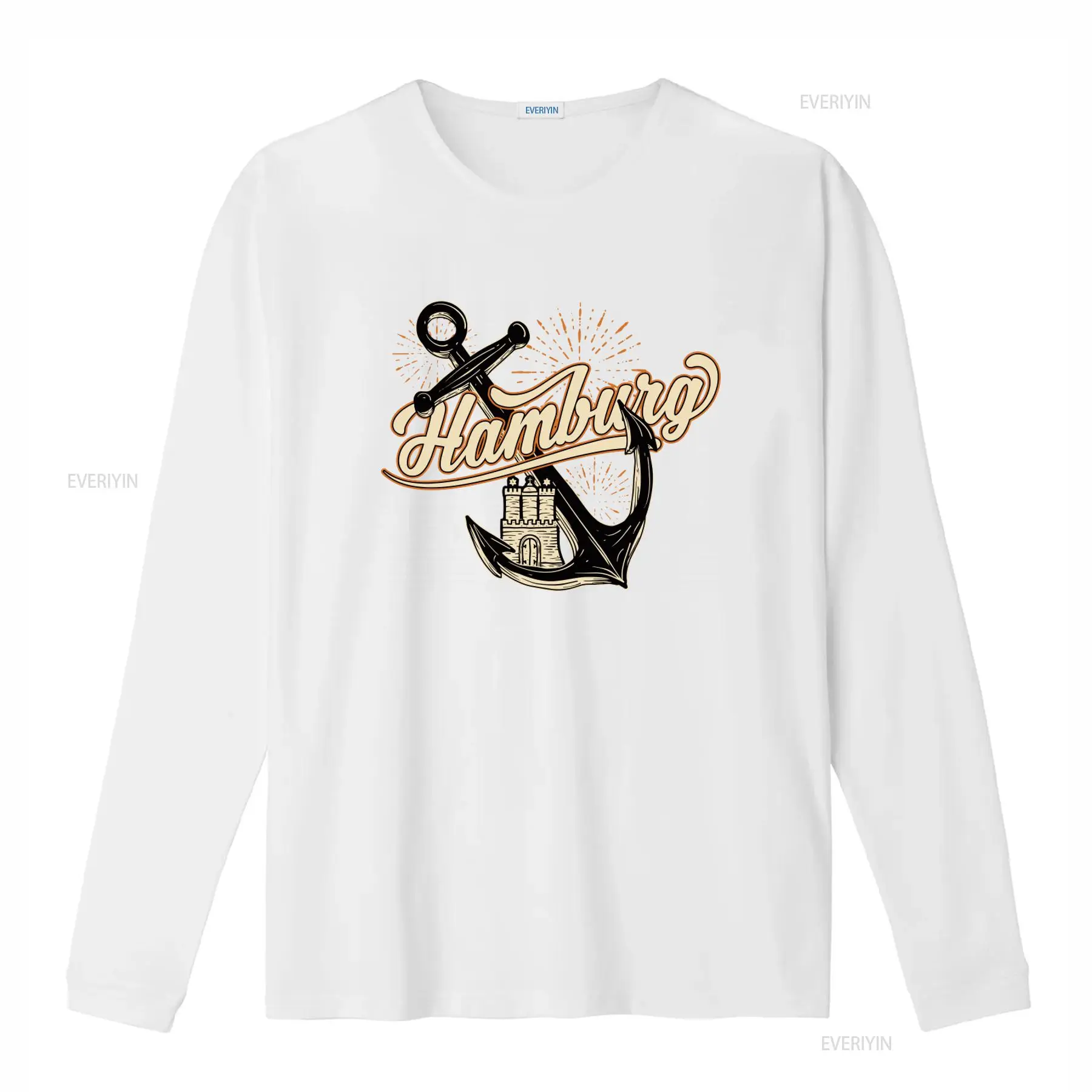 Mens Hamburg Anchor Print T Sh - Men'S Fashion Hamburg recensione e prezzo