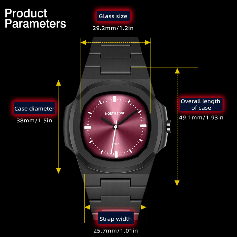 NORTH EDGE Watch for Man New V - Men'S Fashion Magazine recensione e prezzo