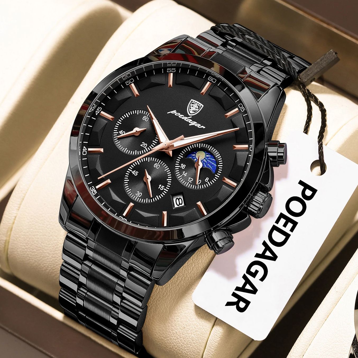 POEDAGAR Top Fashion Men's Wat - Men'S Fashion Magazine recensione e prezzo