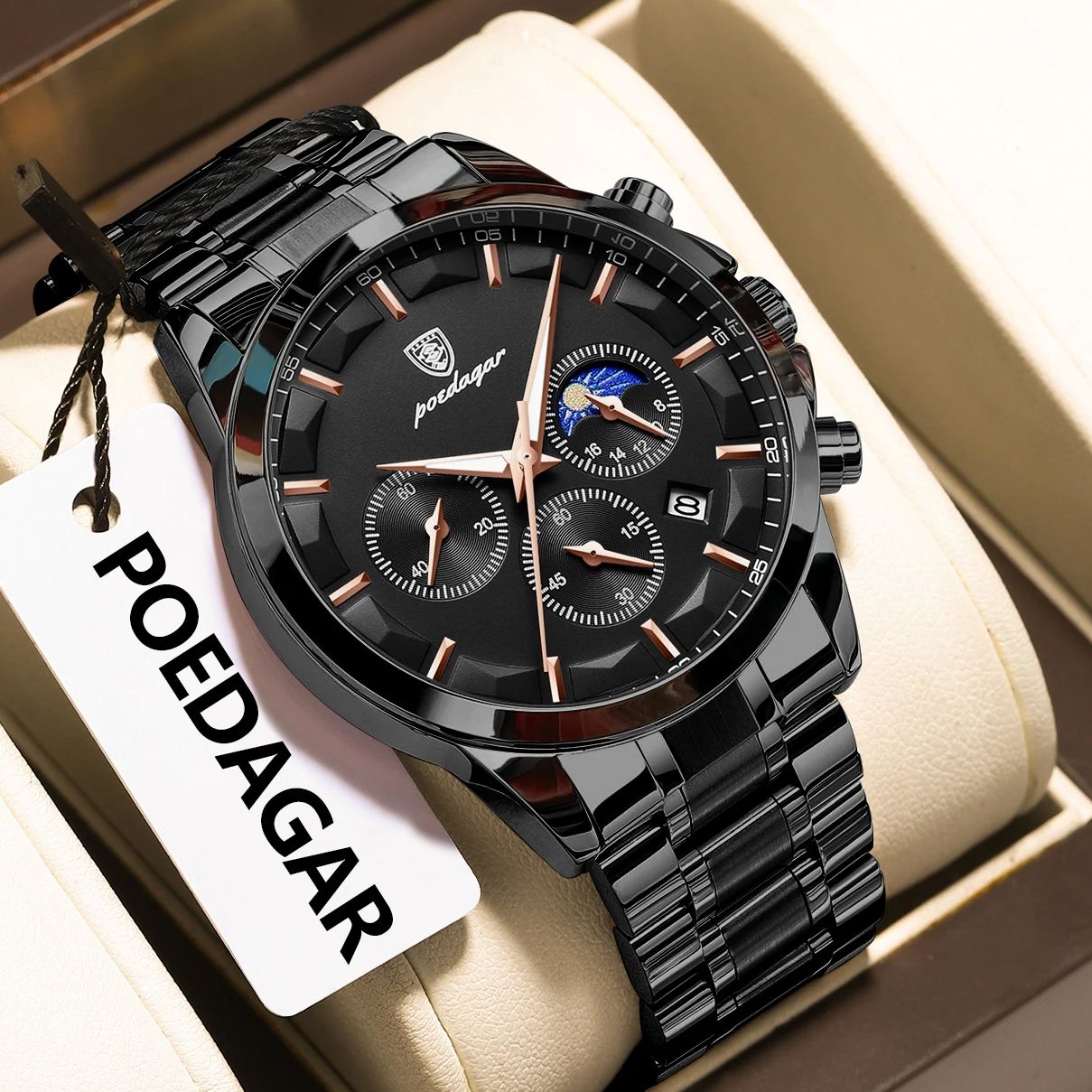 POEDAGAR Top Fashion Men's Wat - Men'S Fashion Magazine recensione e prezzo