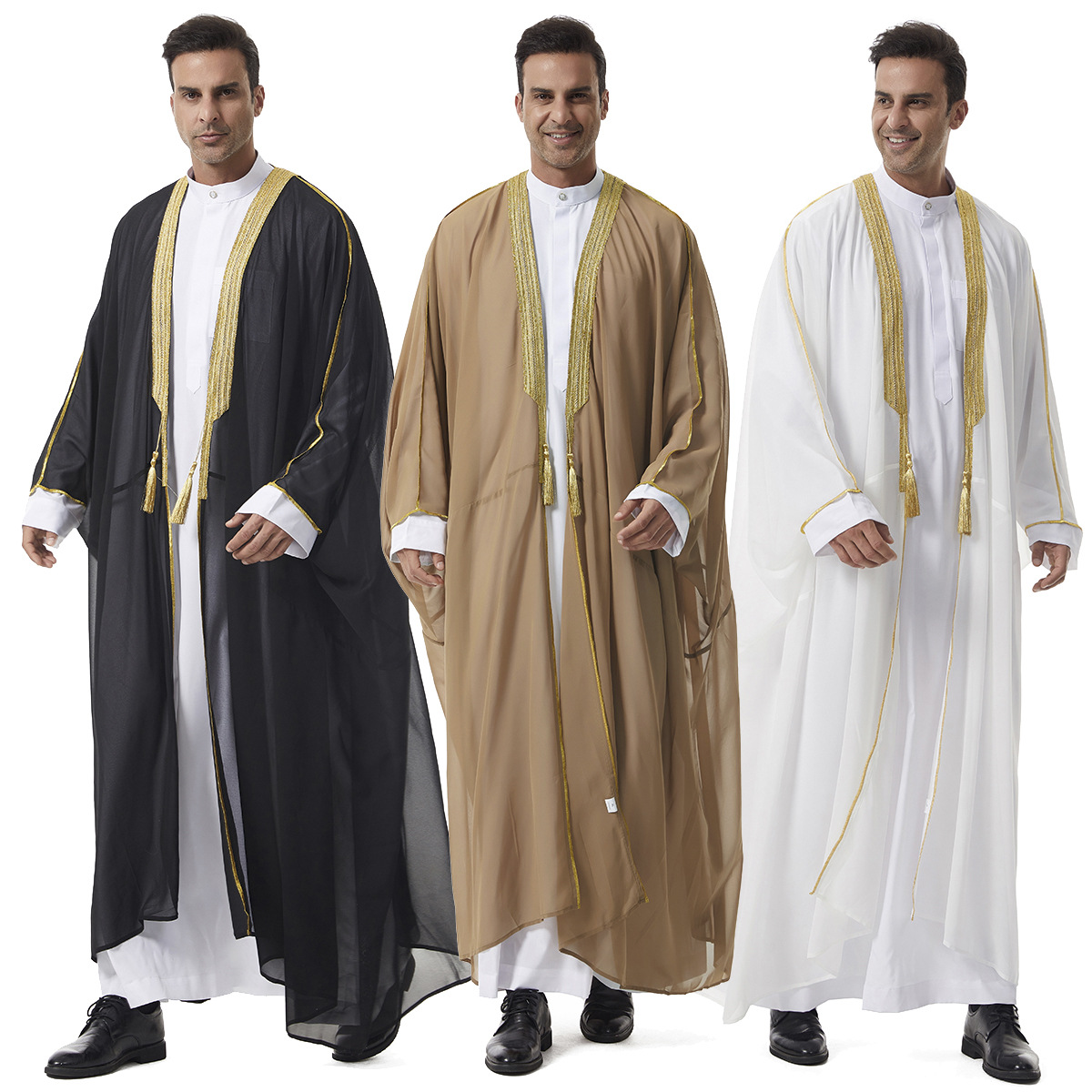 Dubai Saudi Abaya Open Kimono  - Dubai Men'S Fashion recensione e prezzo