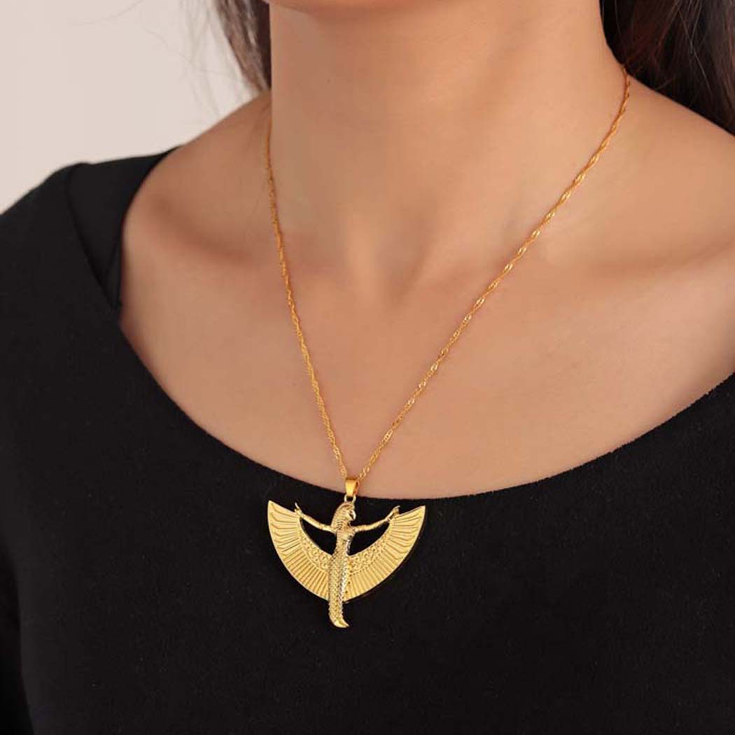 QIAMNI Egyptian Goddess Isis P - Men Fashion Egypt recensione e prezzo