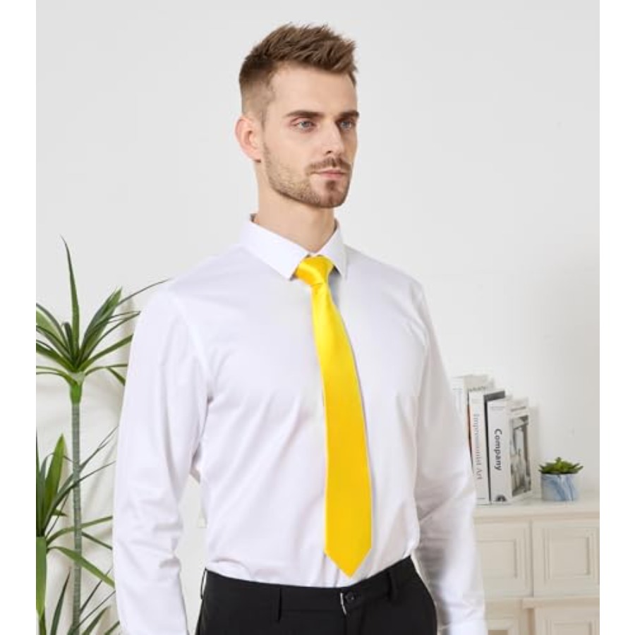 Men's Tie Set Solid Pure Color - Men'S Fashion Color recensione e prezzo