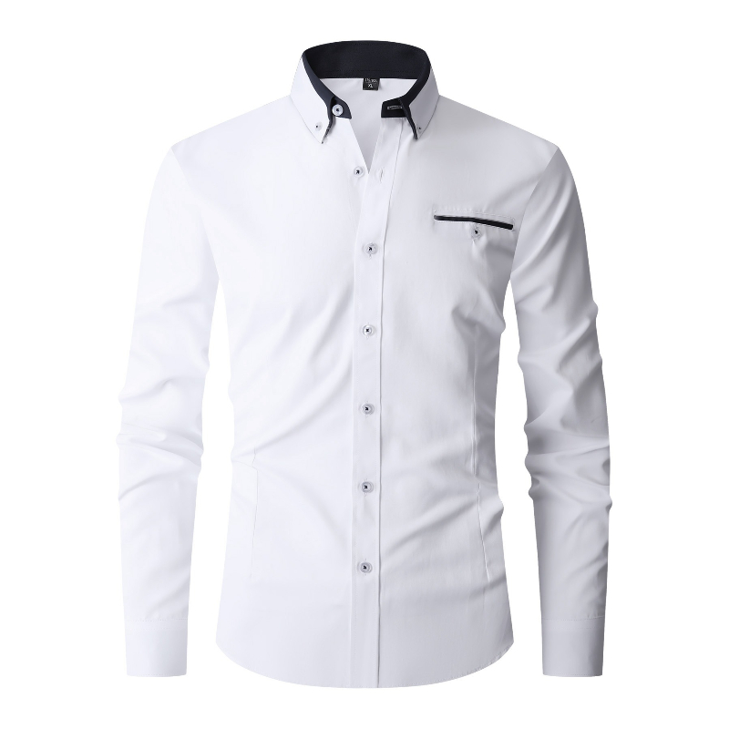 Men Formal Shirt Long Sleeve O - Men'S Fashion Color recensione e prezzo