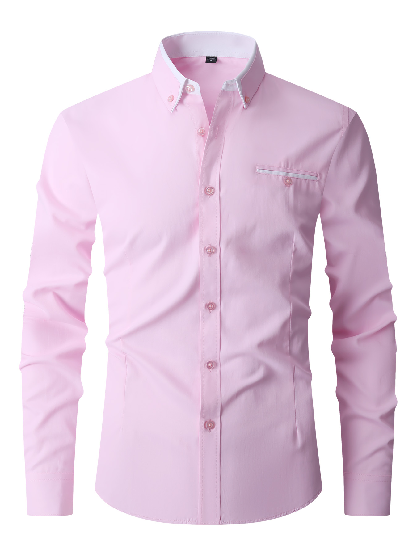 Men Formal Shirt Long Sleeve O - Men'S Fashion Color recensione e prezzo