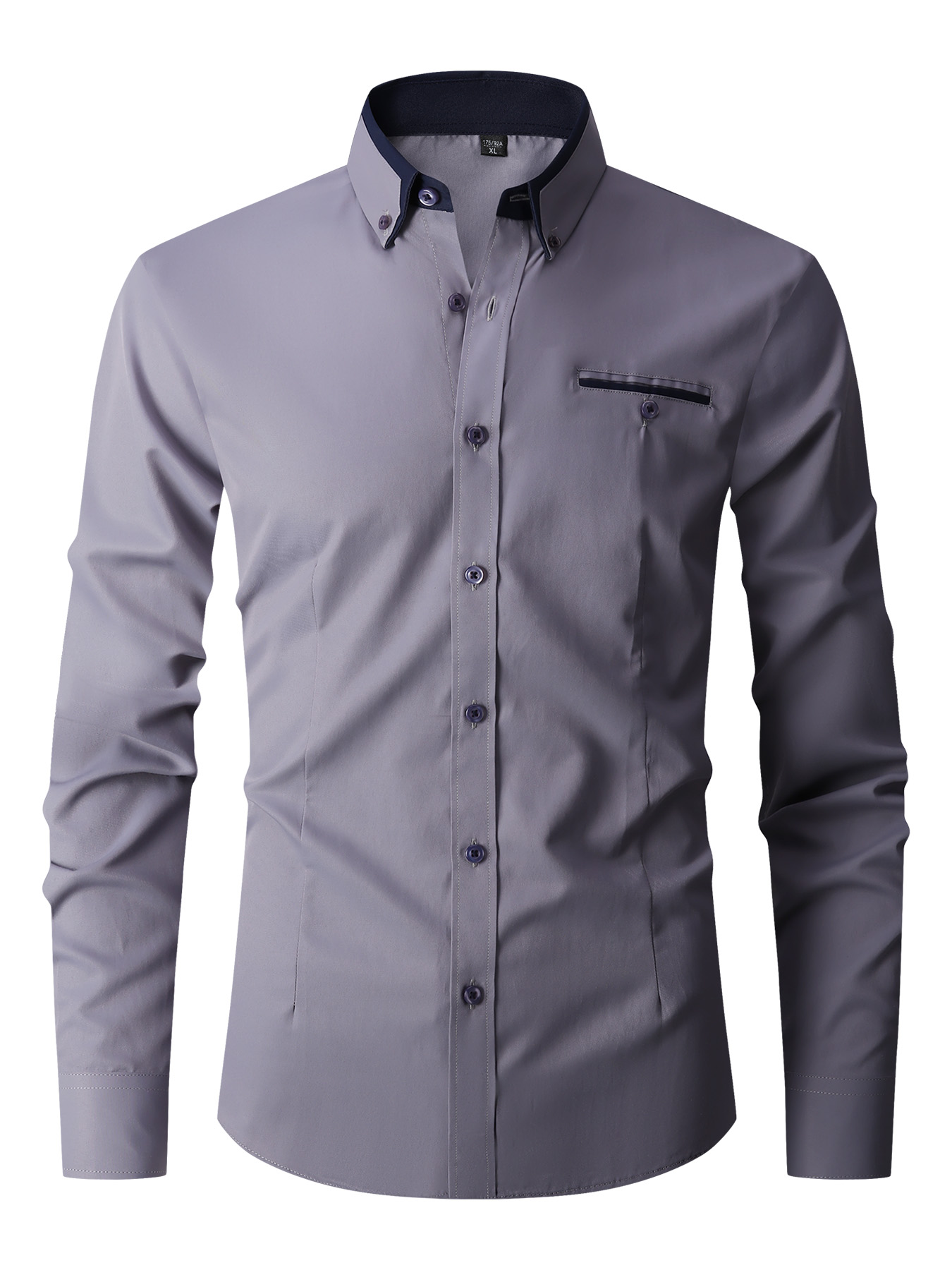 Men Formal Shirt Long Sleeve O - Men'S Fashion Color recensione e prezzo