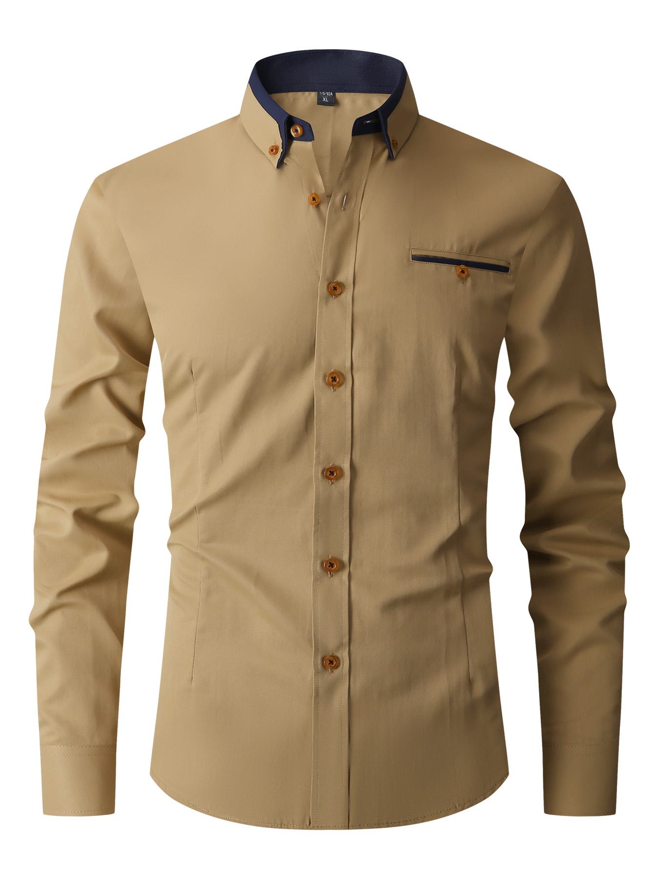 Men Formal Shirt Long Sleeve O - Men'S Fashion Color recensione e prezzo
