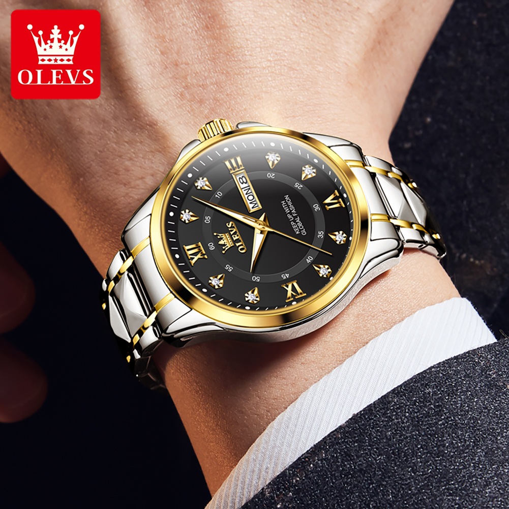 OLEVS 2906 Quartz Wristwatch f - Men'S Fashion Magazine recensione e prezzo