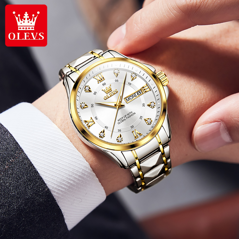 OLEVS 2906 Quartz Wristwatch f - Men'S Fashion Magazine recensione e prezzo