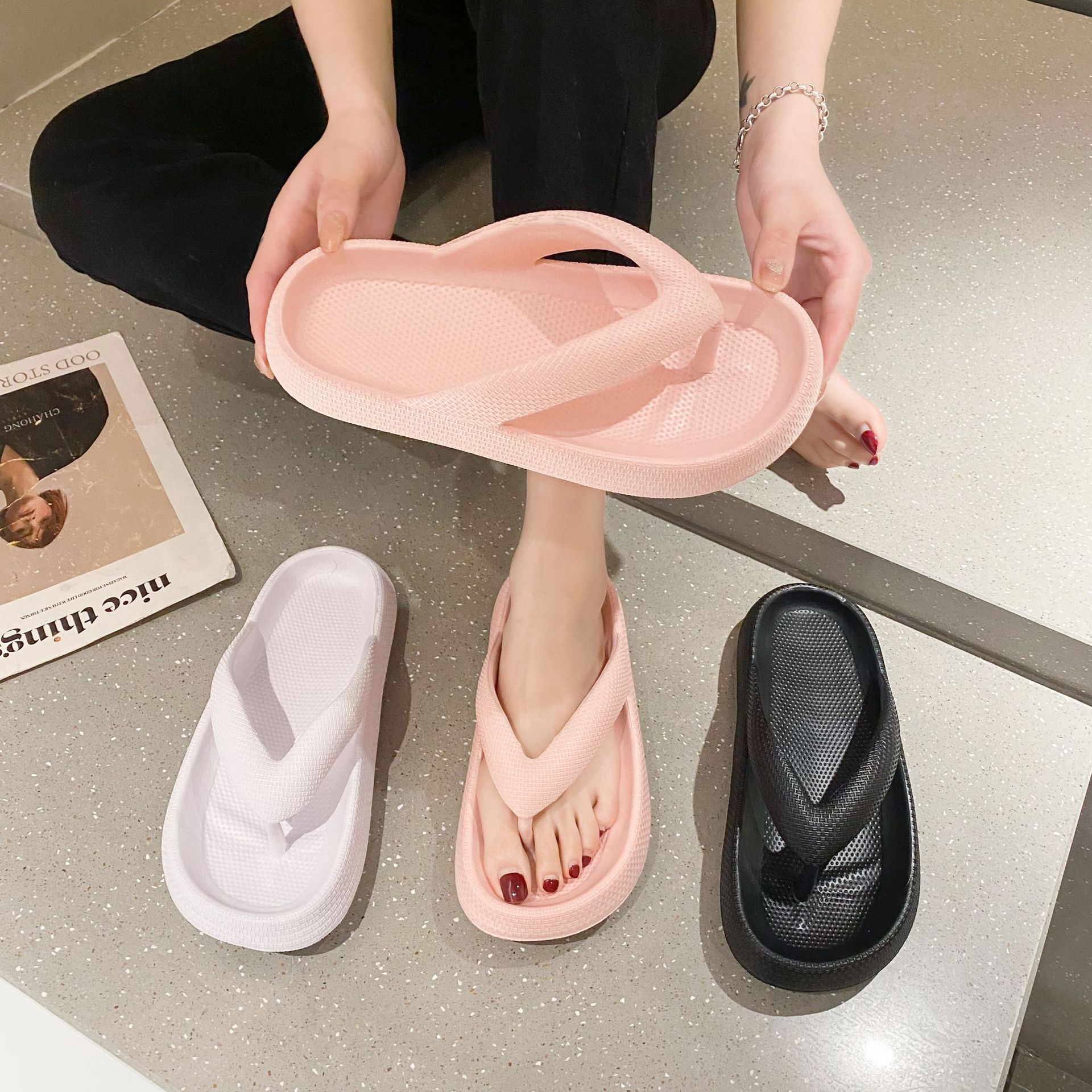 Women's Flip Flops Flat Platfo - Men'S Fashion Houses recensione e prezzo