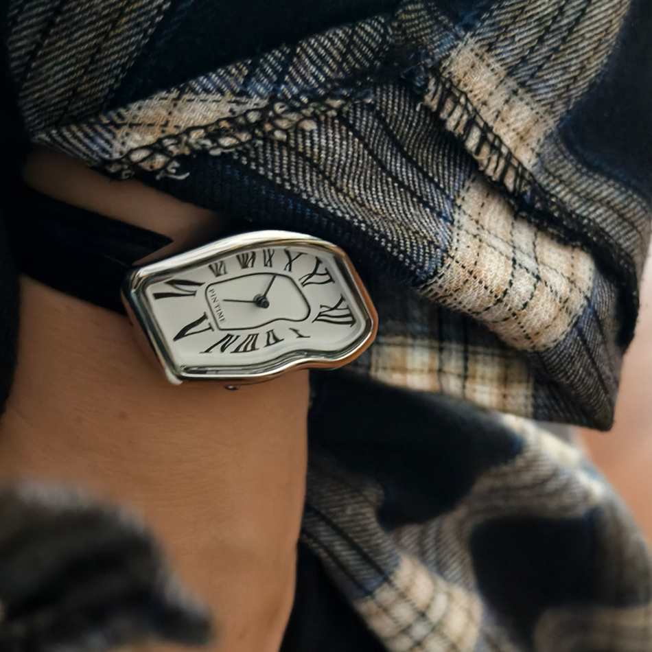 Surrealist Art Melting Clock W - Men'S Fashion Magazine recensione e prezzo