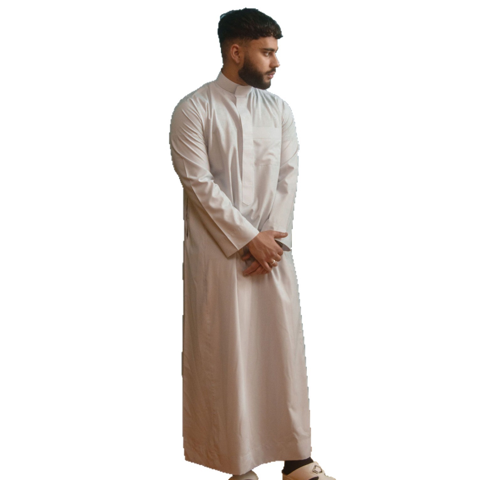 Muslim Men Jubba Thobe Zipper  - Dubai Men'S Fashion recensione e prezzo