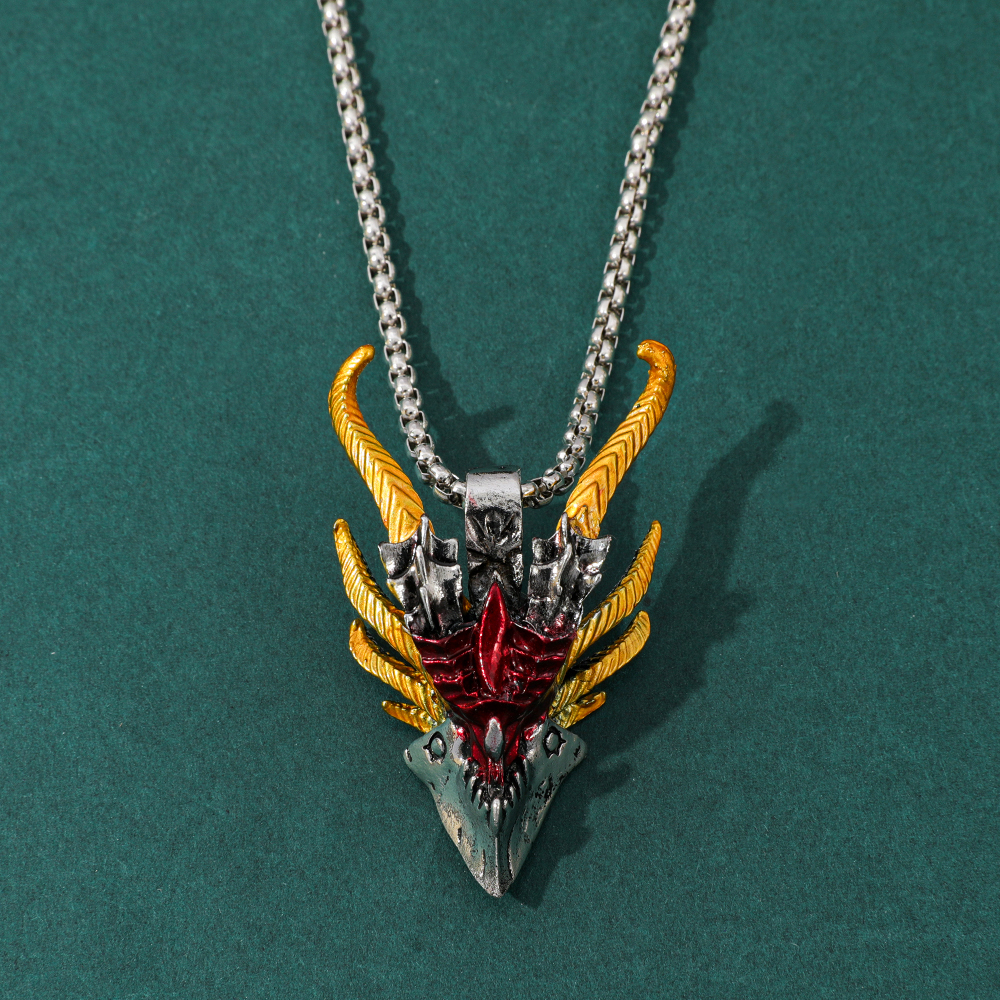 Retro Hip-Hop Evil Dragon Head - Men'S Fashion Jewelry recensione e prezzo