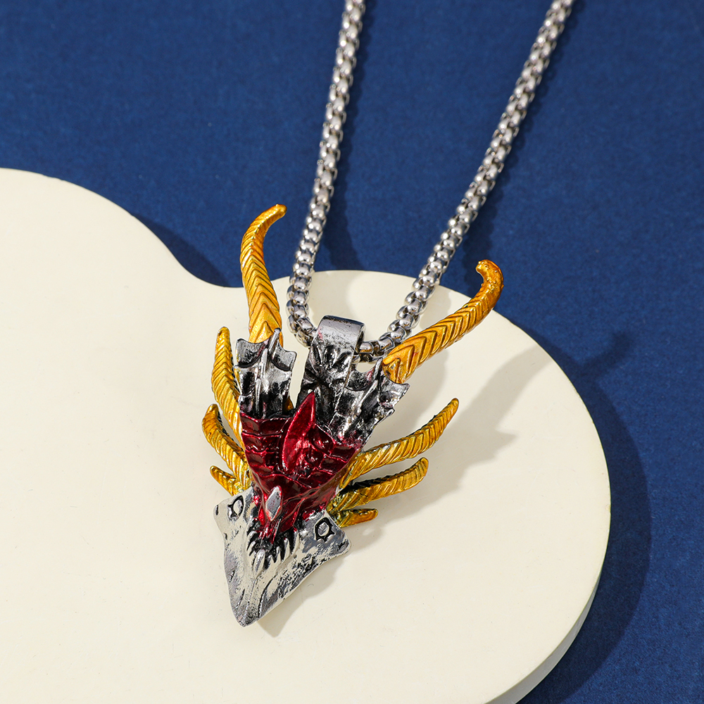 Retro Hip-Hop Evil Dragon Head - Men'S Fashion Jewelry recensione e prezzo