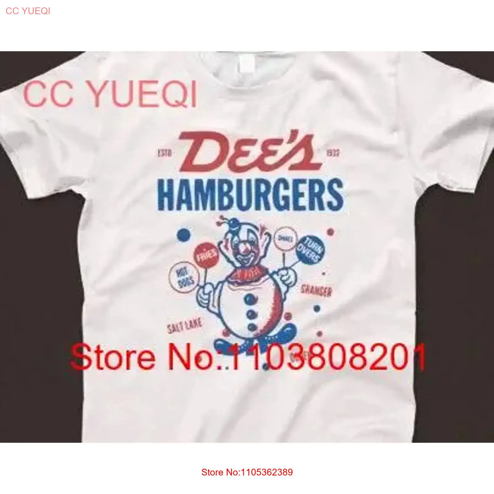 Dee's Hamburgers T Shirt 1026  - Men'S Fashion Hamburg recensione e prezzo