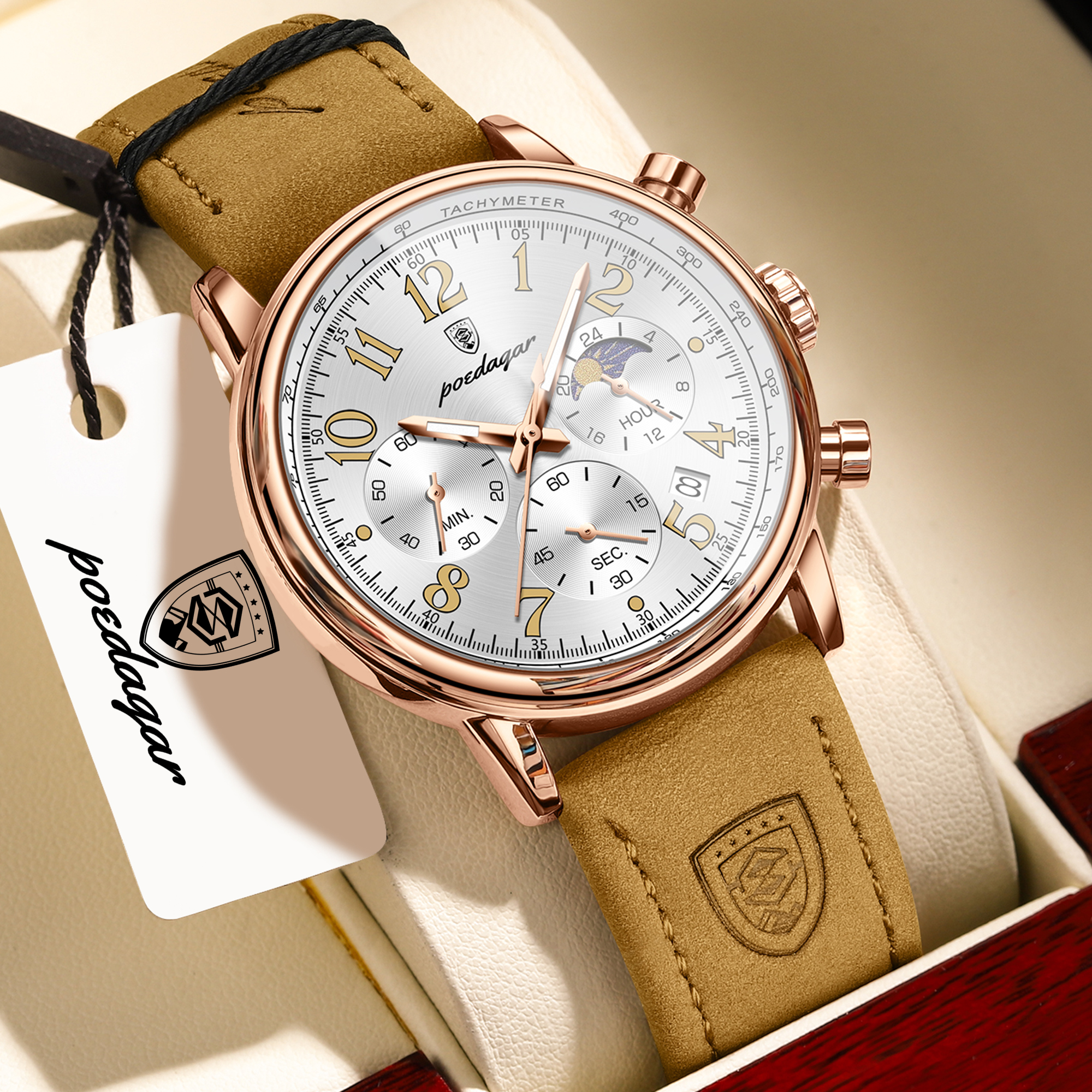 POEDAGAR Luxury Quartz Men Clo - Men'S Fashion Magazine recensione e prezzo