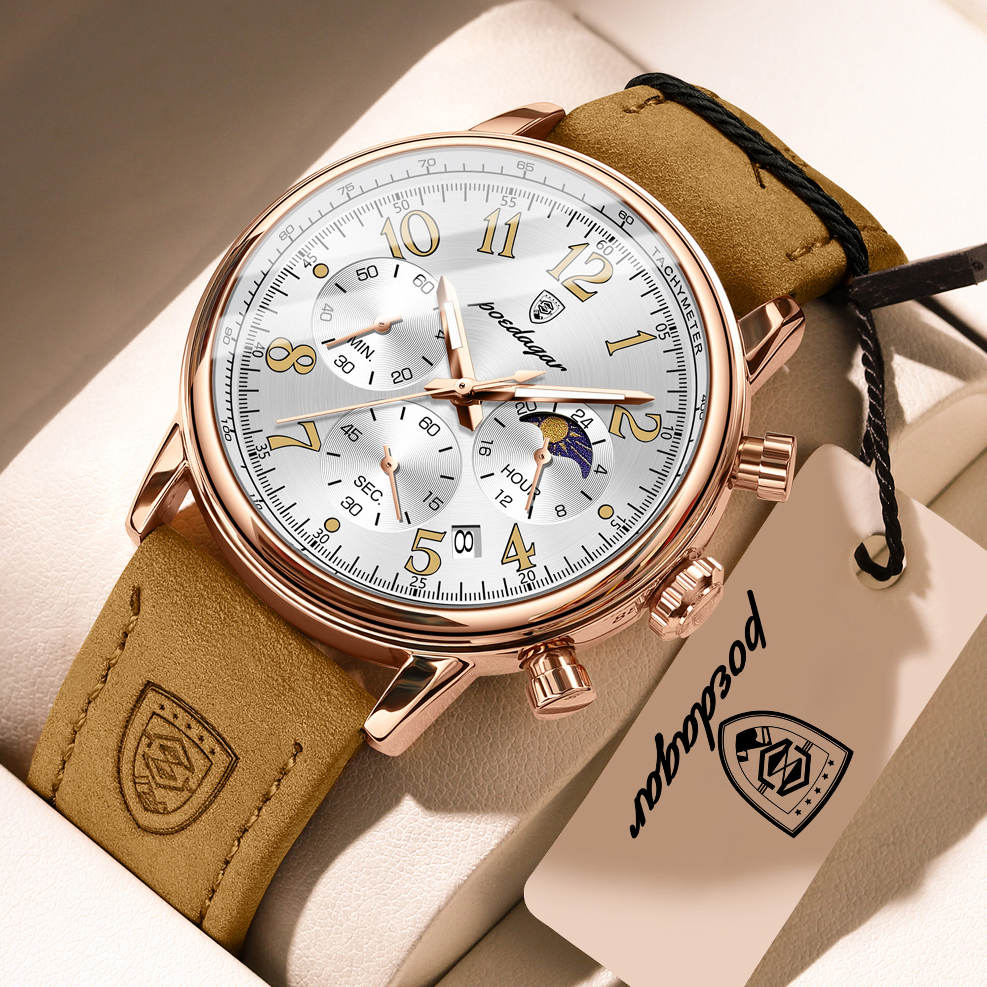 POEDAGAR Luxury Quartz Men Clo - Men'S Fashion Magazine recensione e prezzo