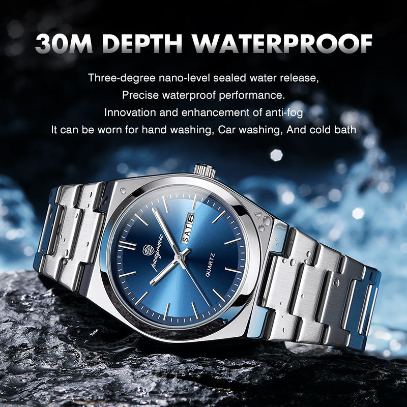 PAAZOMU Fashion Luxury Man Wri - Men'S Fashion Magazine recensione e prezzo