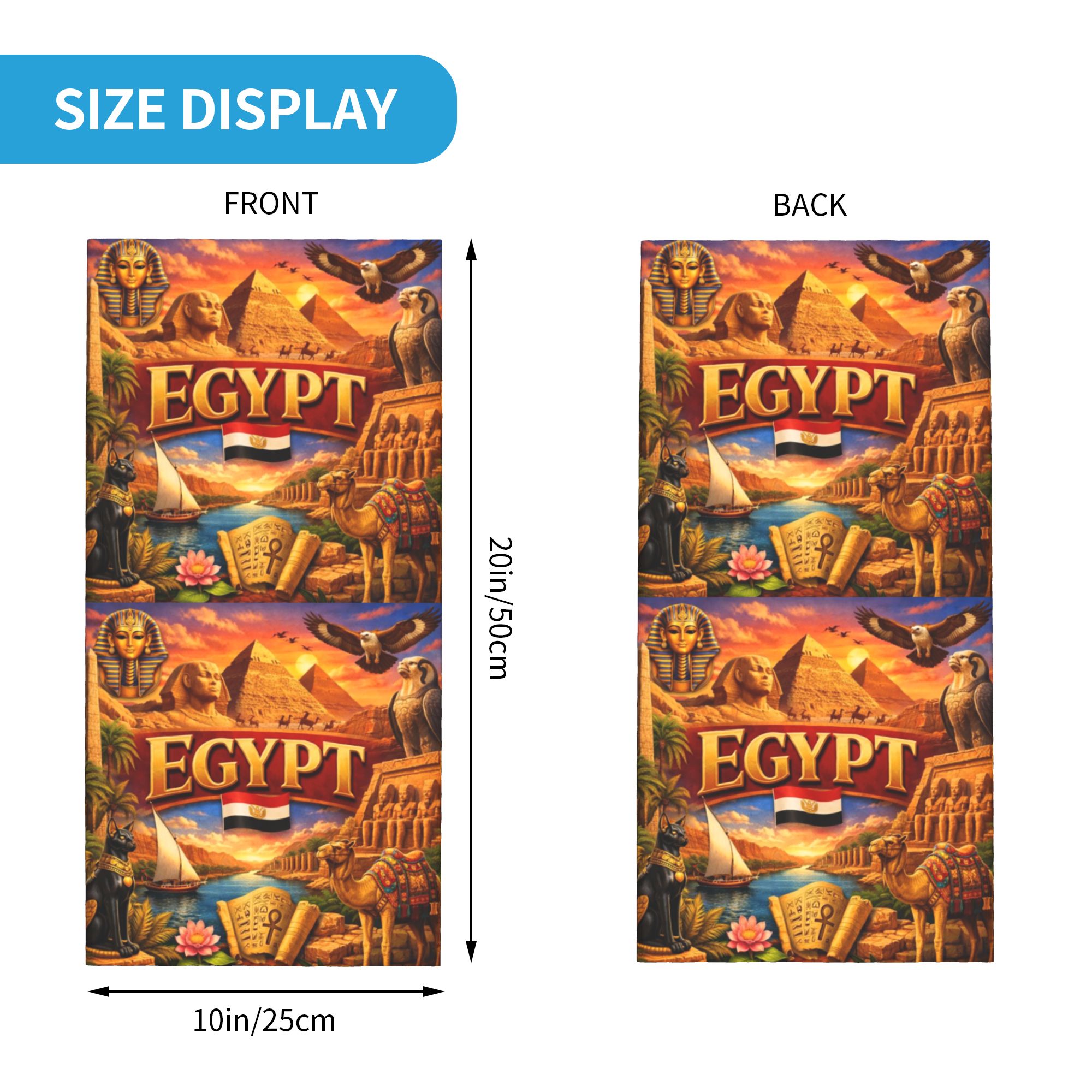 The Sphinx of Egypt Bandana Ne - Men Fashion Egypt recensione e prezzo