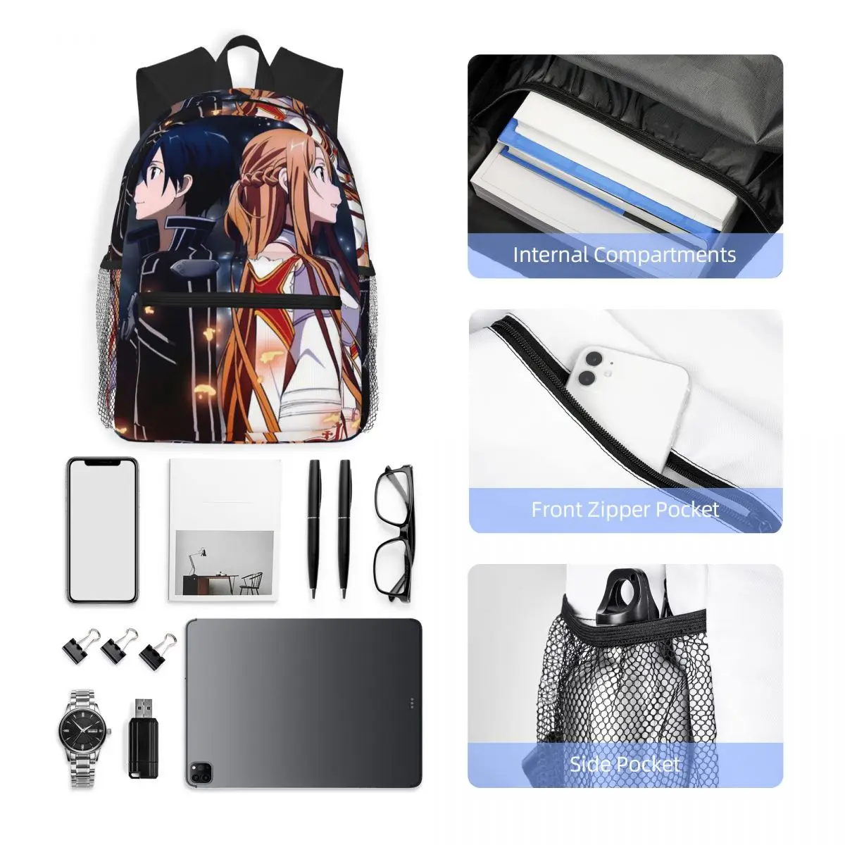 Sword Art Online Kirito And As - Men'S Fashion Online recensione e prezzo