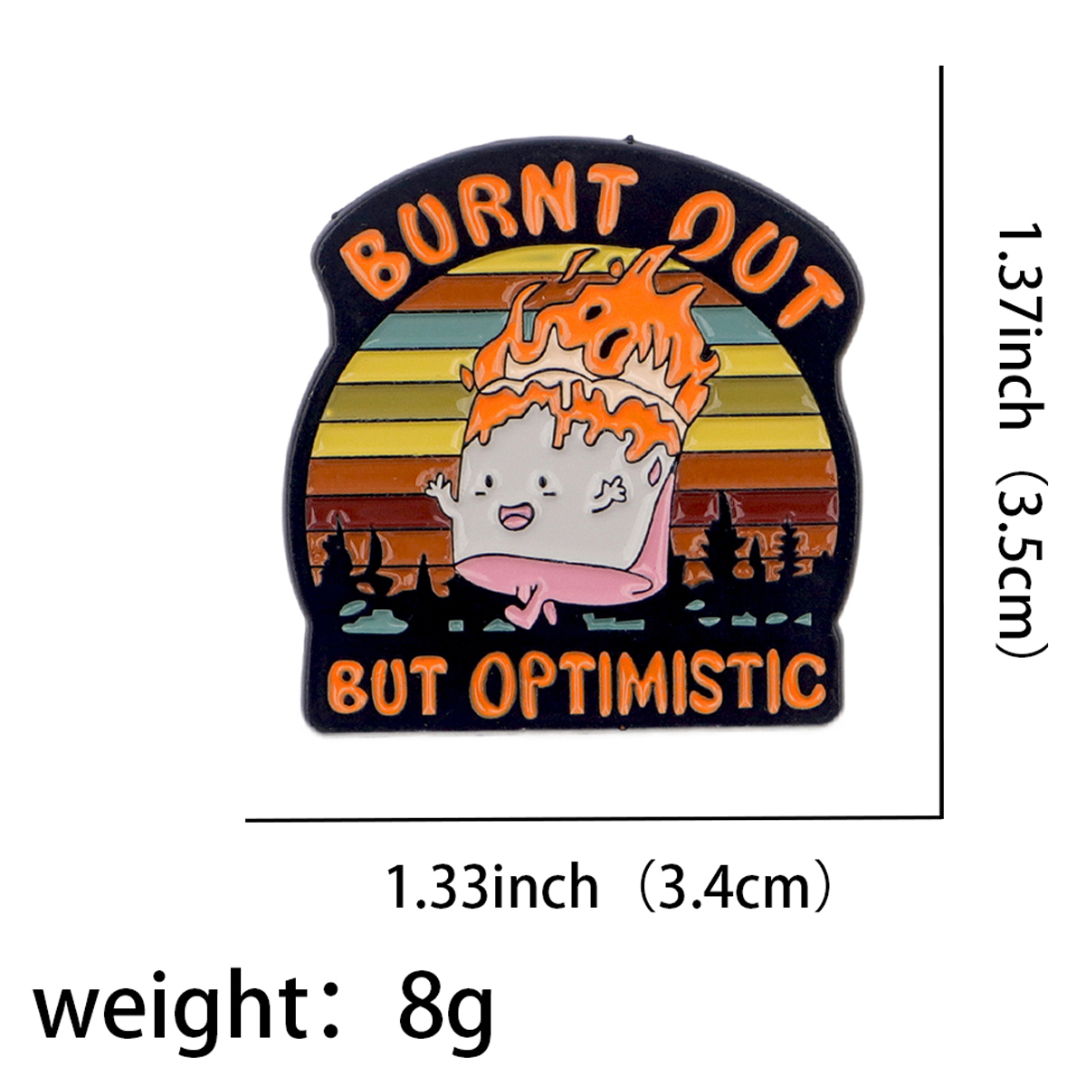 Fire Badges Enamel Pin Brooche - Men'S Fashion Jewelry recensione e prezzo