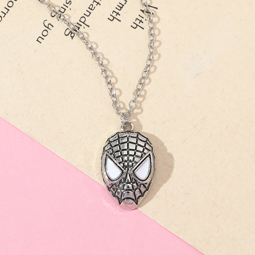 Superhero Spider Man Mask Pend - Men'S Fashion Jewelry recensione e prezzo
