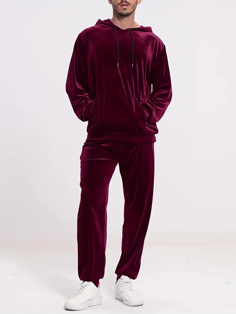 Fashion Solid Color Velvet Two - Men'S Fashion Color recensione e prezzo