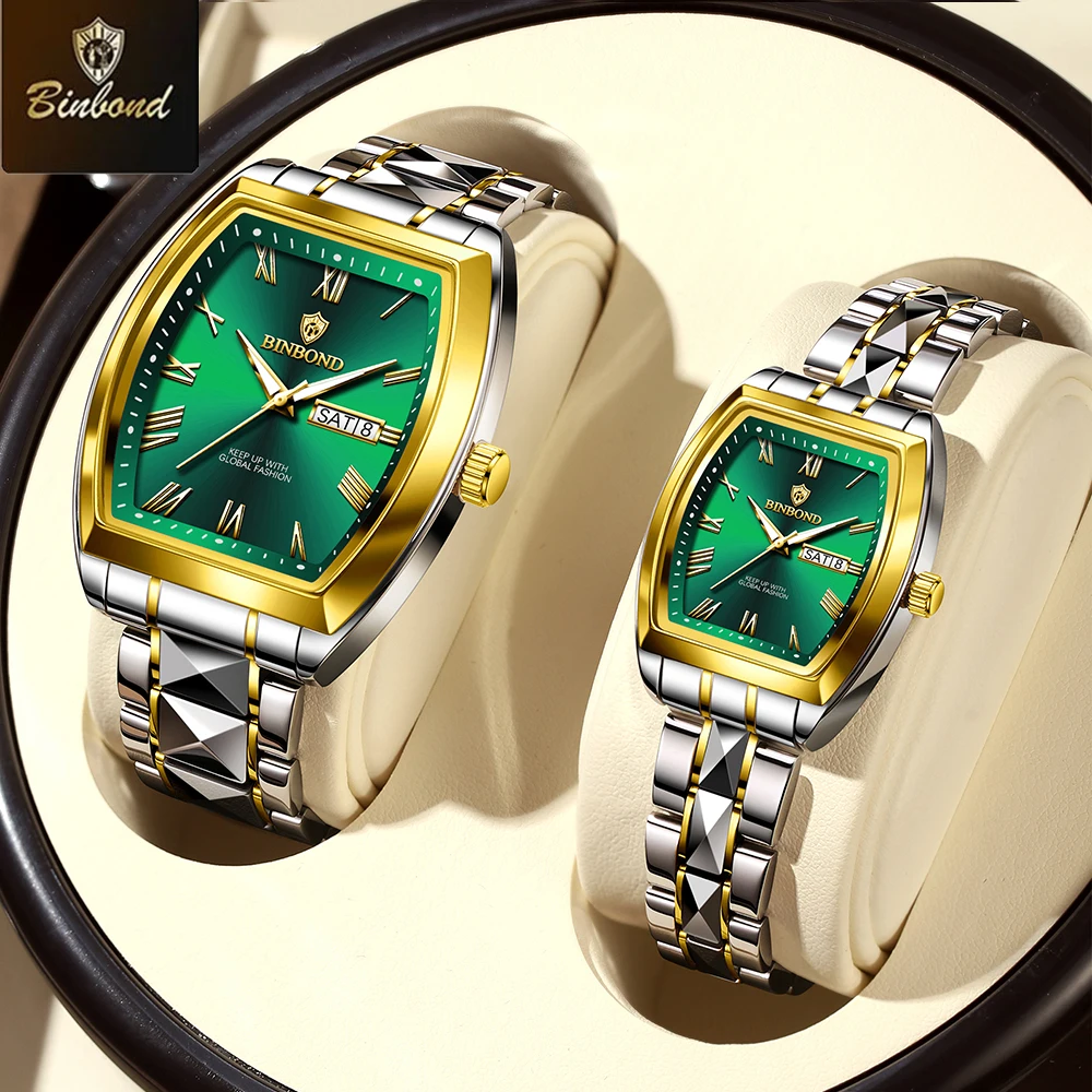 BINBOND 2pcs Couple Watches Fa - Men'S Fashion Magazine recensione e prezzo