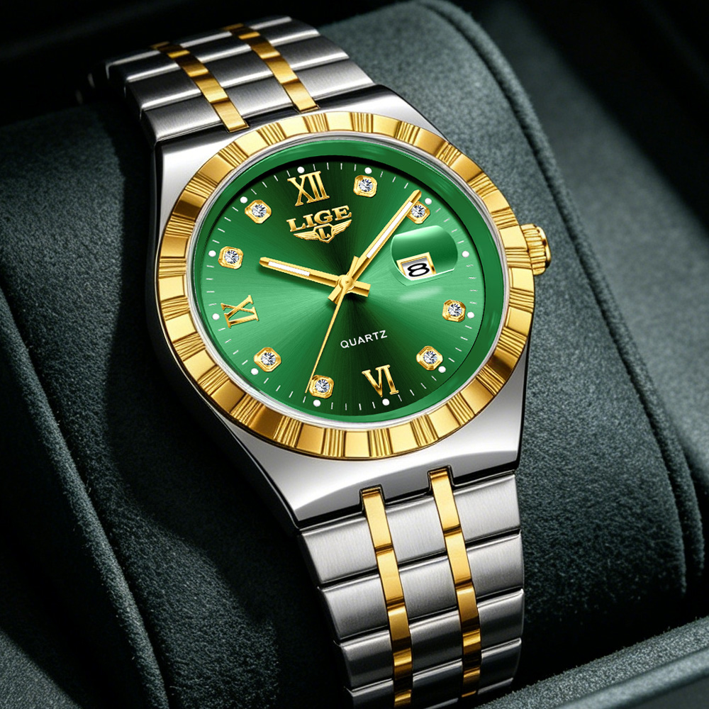 LIGE Fashion Men Wristwatch Wa - Men'S Fashion Magazine recensione e prezzo
