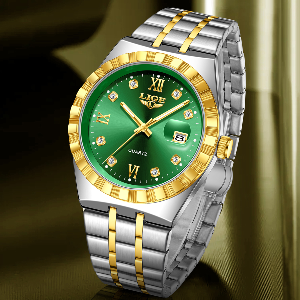LIGE Fashion Men Wristwatch Wa - Men'S Fashion Magazine recensione e prezzo