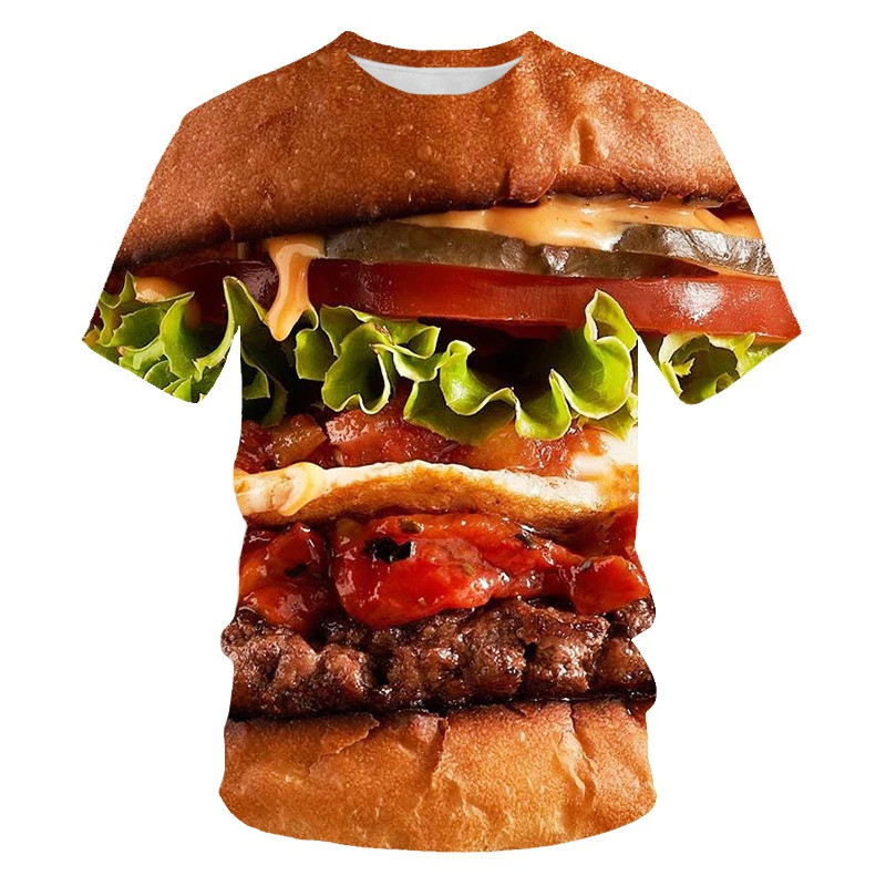 Funny Fried Eggs 3D Printed T- - Men'S Fashion Hamburg recensione e prezzo