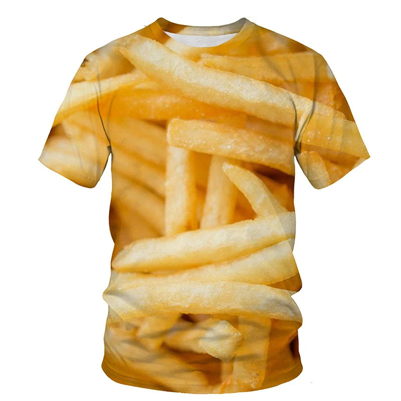 Funny Fried Eggs 3D Printed T- - Men'S Fashion Hamburg recensione e prezzo
