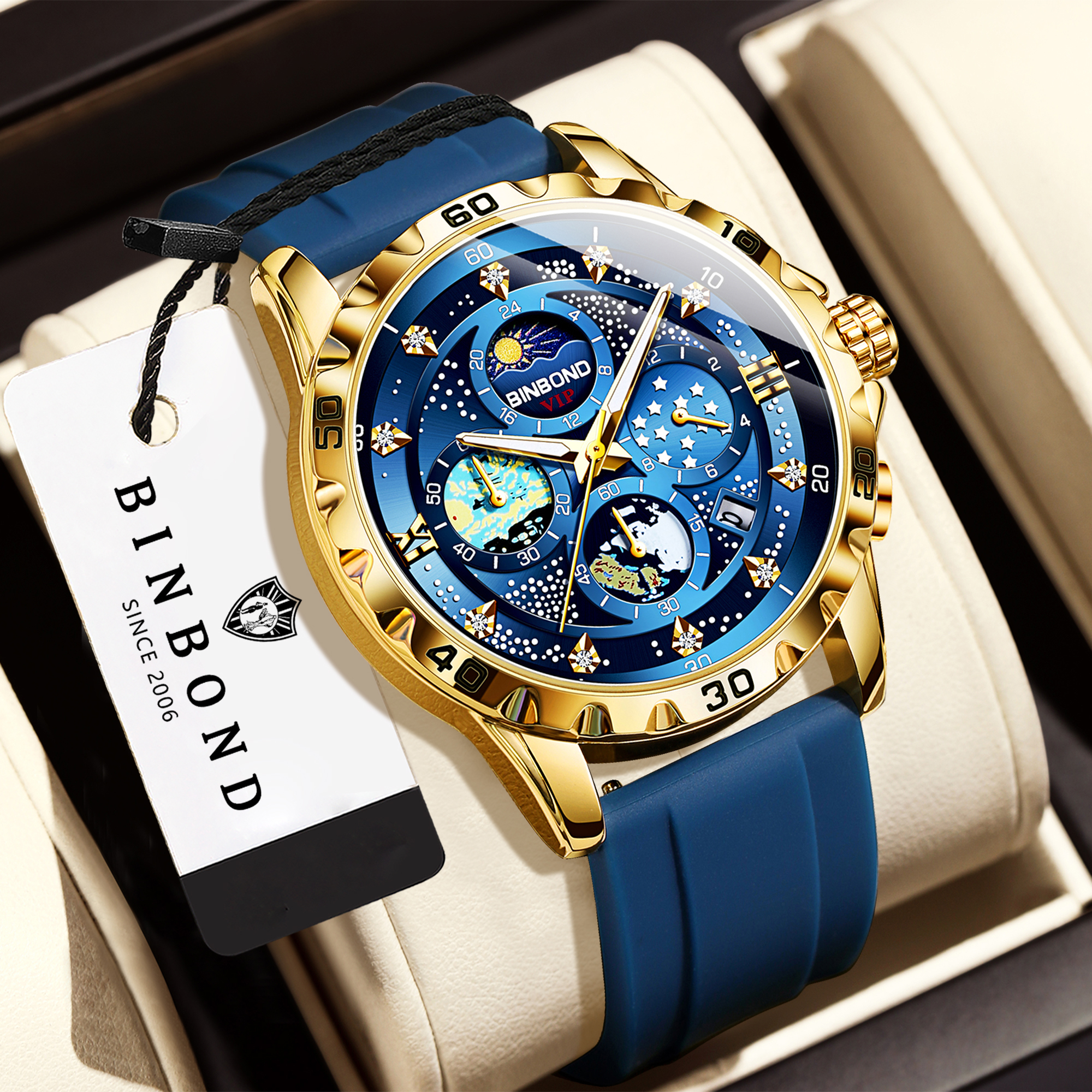 BINBOND Luxury quartz watches  - Men'S Fashion Magazine recensione e prezzo