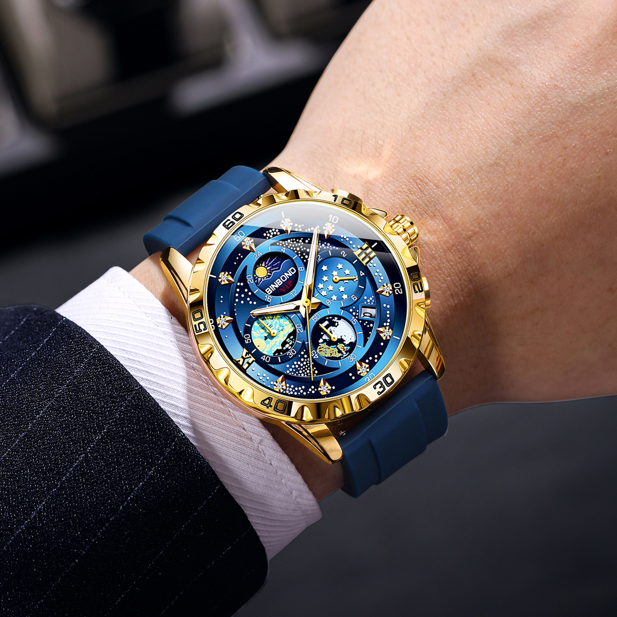 BINBOND Luxury quartz watches  - Men'S Fashion Magazine recensione e prezzo