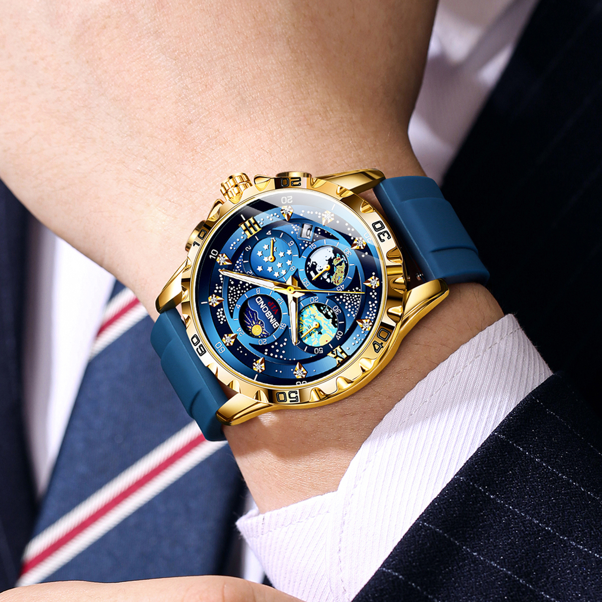 BINBOND Luxury quartz watches  - Men'S Fashion Magazine recensione e prezzo