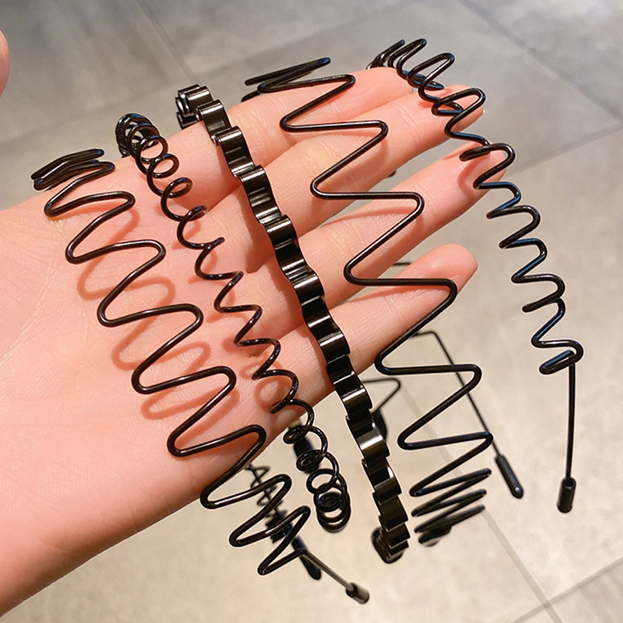 2-5Pcs Wavy Hairband Spring Ha - Men Fashion Hair Style recensione e prezzo