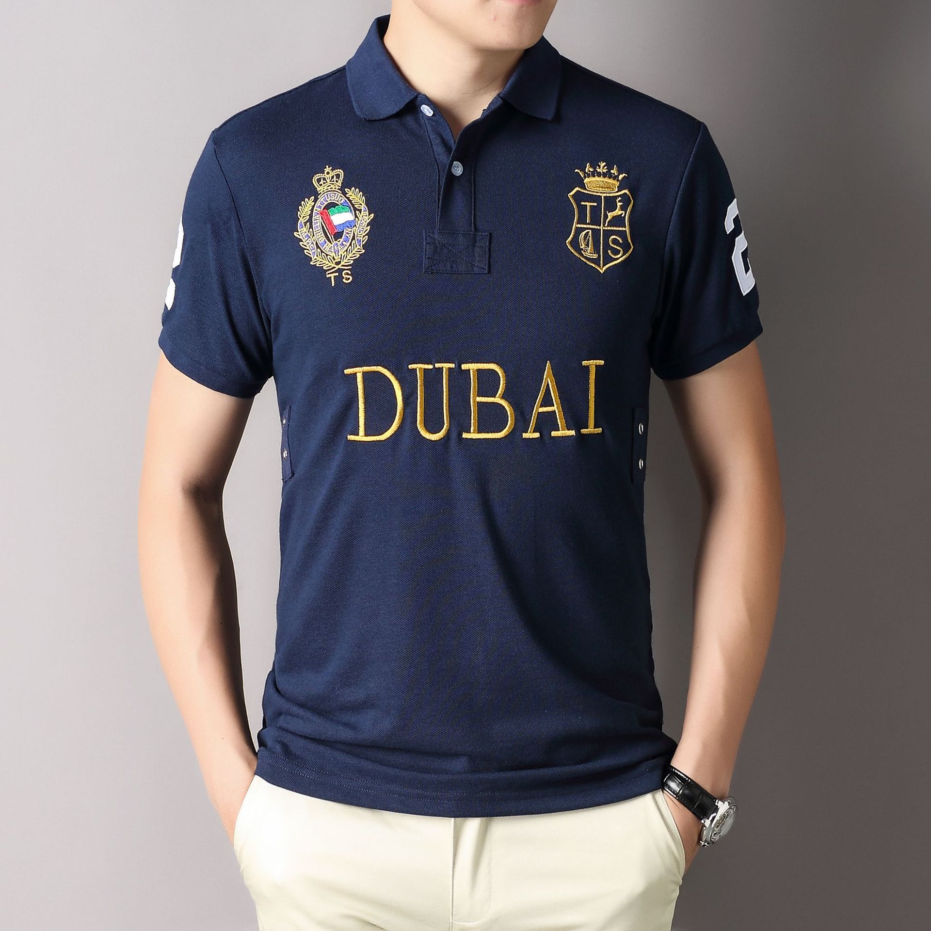 New Polo Shirts for Men Cotton - Dubai Men'S Fashion recensione e prezzo