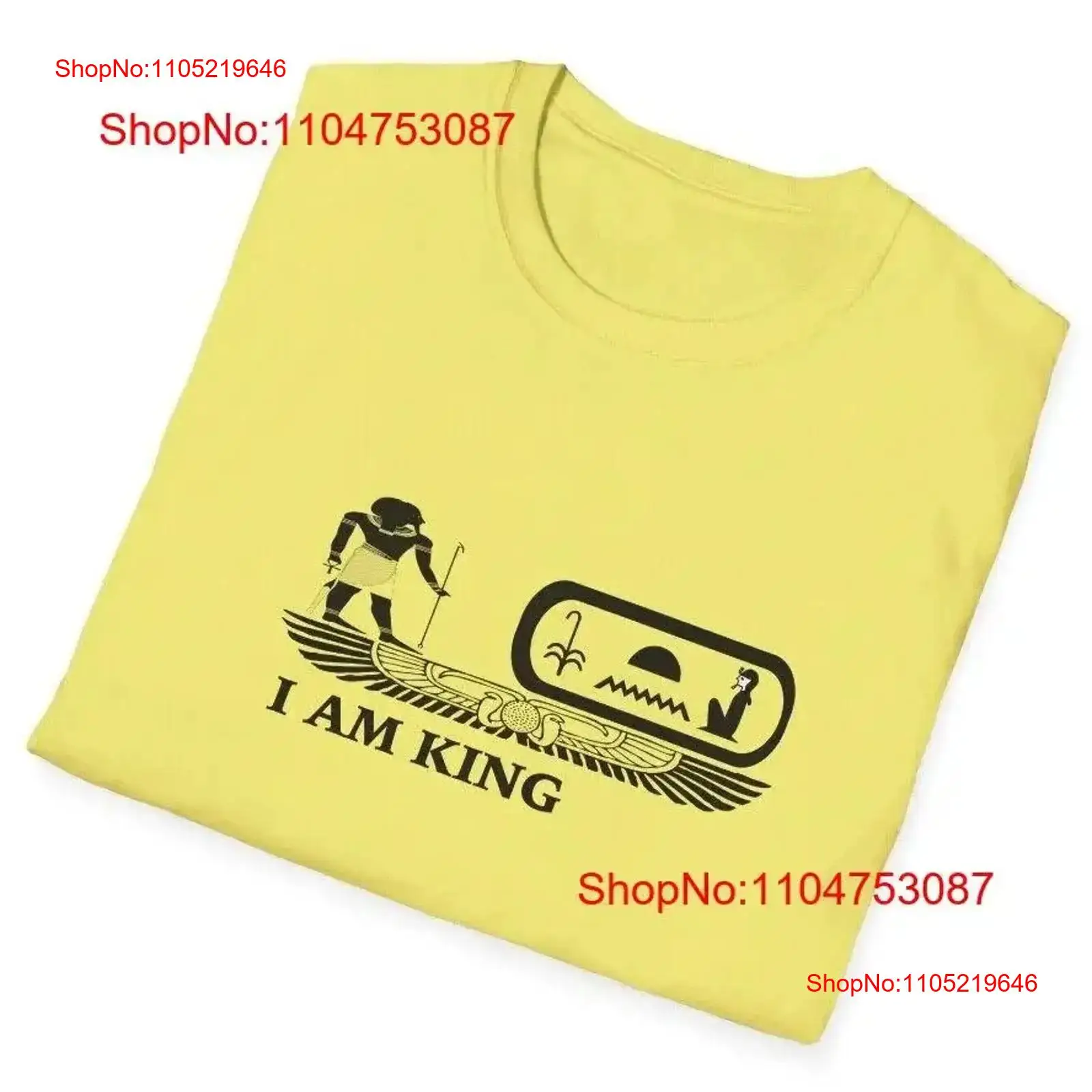 I Am King T Shirt Yellow Ancie - Men Fashion Egypt recensione e prezzo