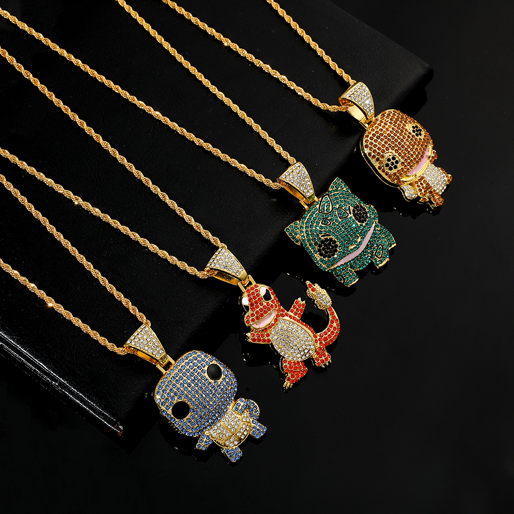 Diamond Studded Squirtle Neckl - Men'S Fashion Jewelry recensione e prezzo