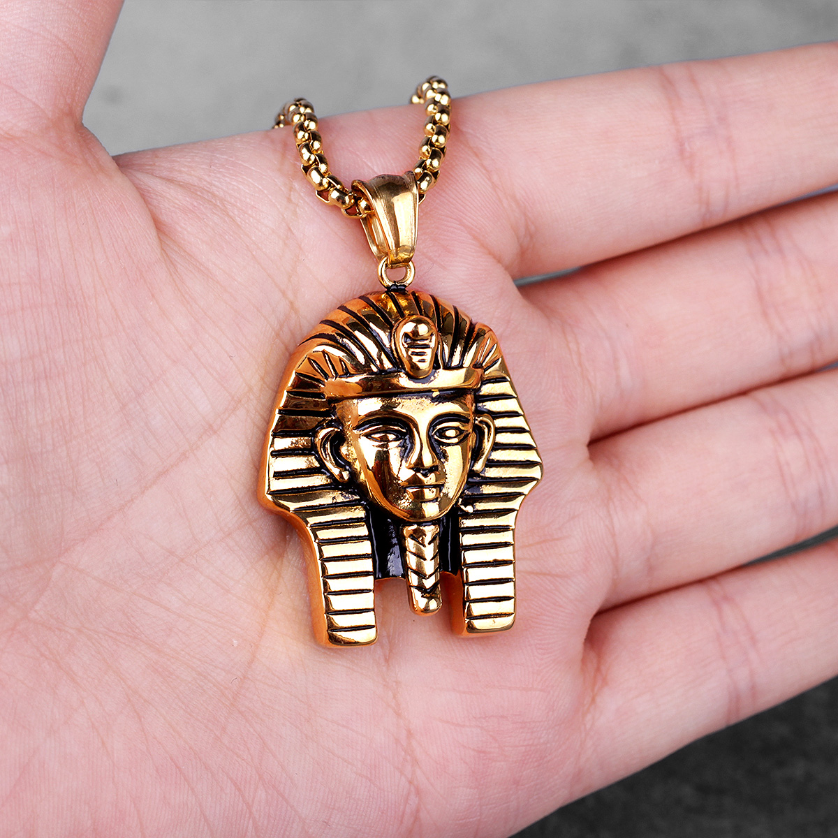 Egypt Pharaoh Long Men Necklac - Men Fashion Egypt recensione e prezzo